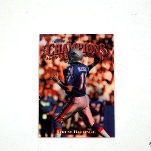 DREW BLEDSOE 1997 TOPPS FINEST CHAMPIONS REFRACTOR #240 NEW ENGLAND PATRIOTS